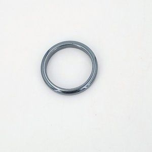 Hematite Band Ring 2mm Wide Thin Band Size 7.25 or 7.5 Non Magnetic Brand New